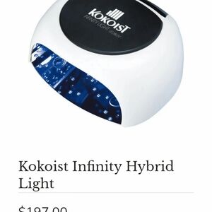 Nail Hybrid Light - White and Blue